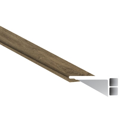 Msi LVT Trim LVT Walnut Wave, 2.75 in W x 94 in L, 0.75 in Thick ZOR-LVT-TR-0458